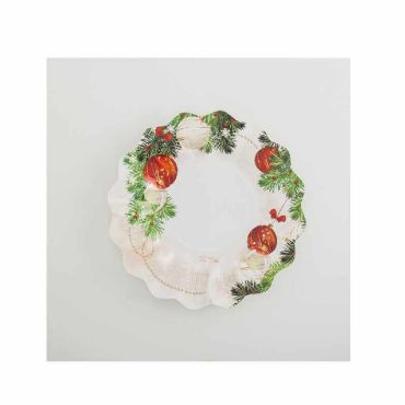 8 Petites Assiettes 21 cm - Collection "Fancy Christmas" 8 Petites Assiettes 21 cm - Collection "Fancy Christmas"