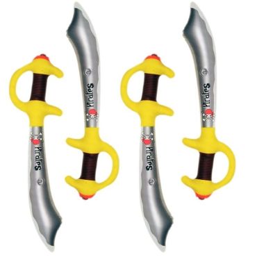 4 Sabres de Pirate Gonflable 4 Sabres de Pirate Gonflable