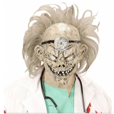 Masque de Zombie Docteur avec Perruque Masque de Zombie Docteur avec Perruque