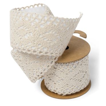 Dentelle Adhésive 5 cm x 2 m Ivoire Dentelle Adhésive 5 cm x 2 m Ivoire