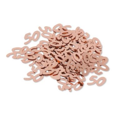 Sachet de confettis de table d'anniversaire "50 ans" - Rose gold Sachet de confettis de table d'anniversaire "50 ans" - Rose gold