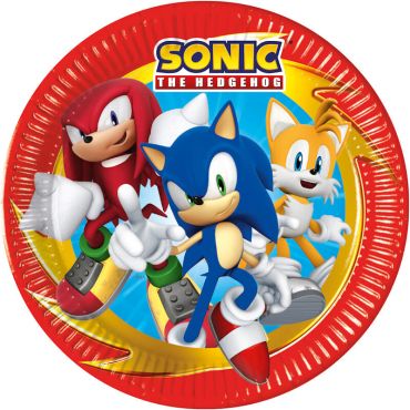 Un superbe anniversaire avec ce lot de 8 assiettes aux couleurs de "Sonic the Hedgehog" | jourdefete.com Un superbe anniversaire avec ce lot de 8 assiettes aux couleurs de "Sonic the Hedgehog" | jourdefete.com