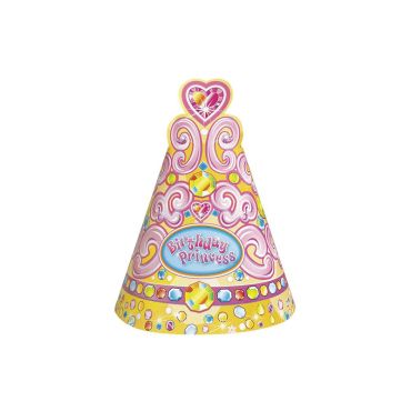 Chapeaux de fête x8 - Collection Birthday Princess Chapeaux de fête x8 - Collection Birthday Princess