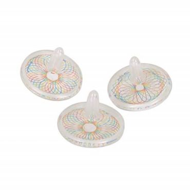 Sachet de 8 Toupies - Spirales Phosphorescentes | jourdefete.com