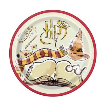 8 Assiettes carton Harry Potter ™ 22 cm 8 Assiettes carton Harry Potter ™ 22 cm