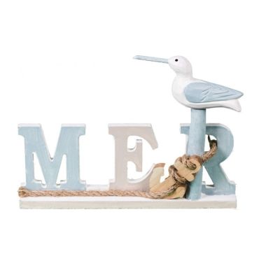 Centre de Table en Bois "Mer" Centre de Table en Bois "Mer"