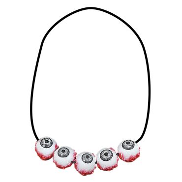 Accessoire de Déguisement Collier 5 Oeils Sanguinolants Accessoire de Déguisement Collier 5 Oeils Sanguinolants