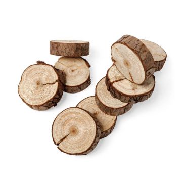 Sachet de 10 Disques de Bois Marque-Places Sachet de 10 Disques de Bois Marque-Places