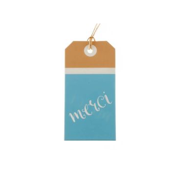 12 Etiquettes "Merci" - Bleu 12 Etiquettes "Merci" - Bleu