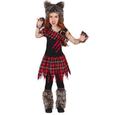Déguisement de Loup-Garou Fille - Taille au Choix Déguisement de Loup-Garou Fille - Taille au Choix