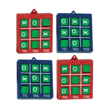 Joujou - Sachet de 4 Jeux du Morpion - Coloris selon arrivage