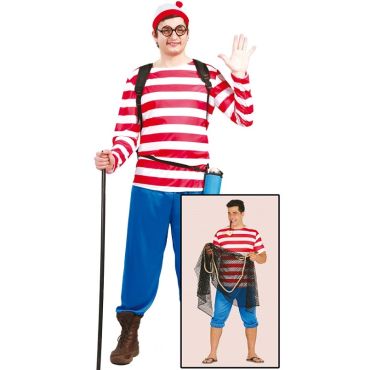 Déguisement "Où est Charlie" Homme - Taille au Choix Déguisement "Où est Charlie" Homme - Taille au Choix
