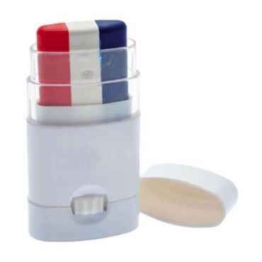 Stick de Maquillage Tricolore Bleu-Blanc-Rouge Stick de Maquillage Tricolore Bleu-Blanc-Rouge