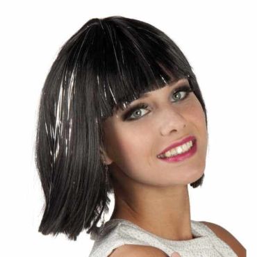 Perruque Gigi Glamour Noir / Argent Perruque Gigi Glamour Noir / Argent