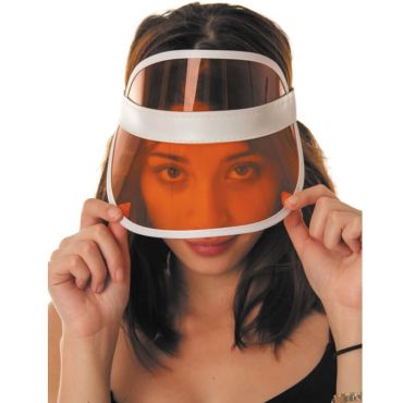 Visière Joueur de Poker - Orange Visière Joueur de Poker - Orange