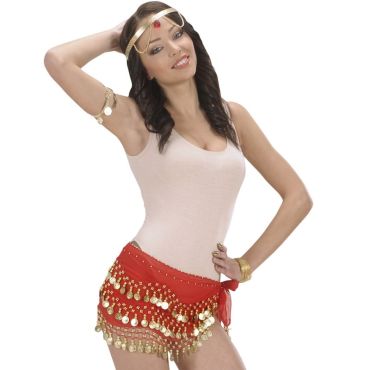 Jupe de Danseuse Orientale Rouge Jupe de Danseuse Orientale Rouge