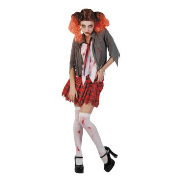 Déguisement Etudiante Zombie Femme - Taille Unique Déguisement Etudiante Zombie Femme - Taille Unique
