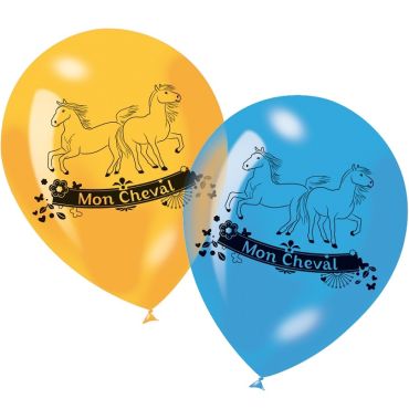 6 Ballons de Baudruche - Collection "Mon Cheval" 6 Ballons de Baudruche - Collection "Mon Cheval"