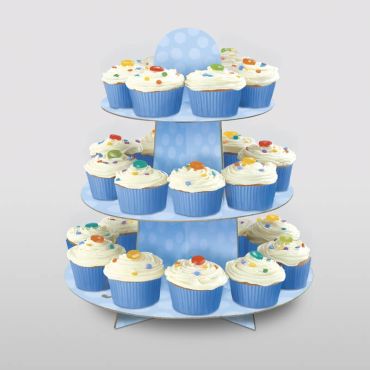 Présentoir à petits gâteaux - Bleu