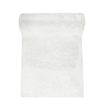 Chemin de Table Fourrure Blanche Chemin de Table Fourrure Blanche