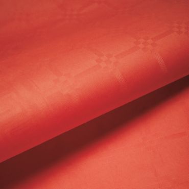 Rouleau de Nappe Damassé Rouge 25 m