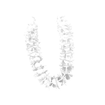 Collier Hawaïen Ohana Blanc