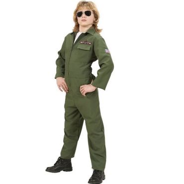 Déguisement de Pilote de Jet Enfant - Taille au Choix Déguisement de Pilote de Jet Enfant - Taille au Choix