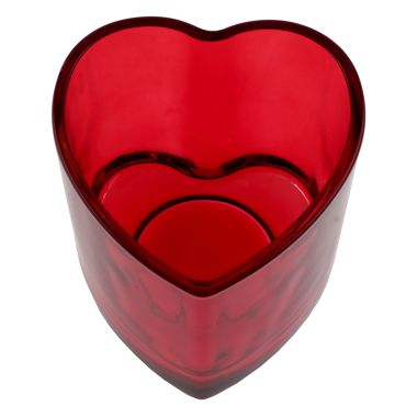Porte-bougie cœur en verre rouge pour mariage et Saint-Valentin | jourdefete.com Porte-bougie cœur en verre rouge pour mariage et Saint-Valentin | jourdefete.com