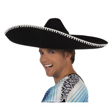 Sombrero mexicain - Noir Sombrero mexicain - Noir