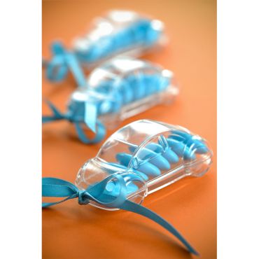 Boîtes à dragées "Voiture" x4 - Transparent Boîtes à dragées "Voiture" x4 - Transparent