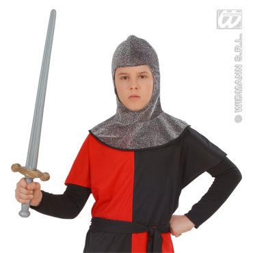 Accessoire de Déguisement Bonnet en Cotte de Maille pour Enfant Accessoire de Déguisement Bonnet en Cotte de Maille pour Enfant
