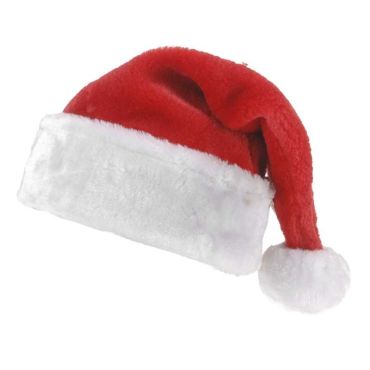 Bonnet de Noël en Peluche - Adulte