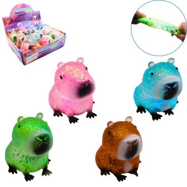 Jouet anti-stress capybara squishy en gel pailleté de différentes couleurs | jourdefete.com Jouet anti-stress capybara squishy en gel pailleté de différentes couleurs | jourdefete.com