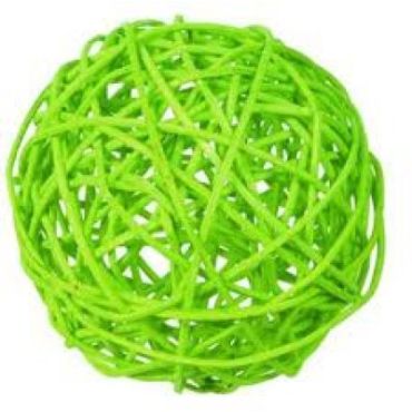 Assortiment de Boules Rotin Vert Assortiment de Boules Rotin Vert