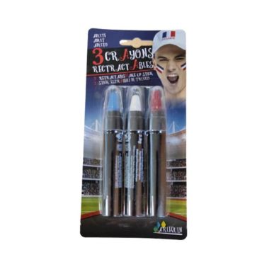 3 crayons retractables bleu blanc rouge france foot | jourdefete.com 3 crayons retractables bleu blanc rouge france foot | jourdefete.com