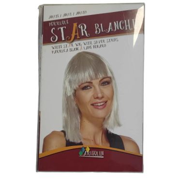perruque star blanche | jourdefete.com