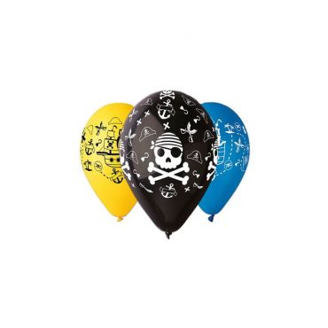 5 ballons assortis pirate | jourdefete.com 5 ballons assortis pirate | jourdefete.com
