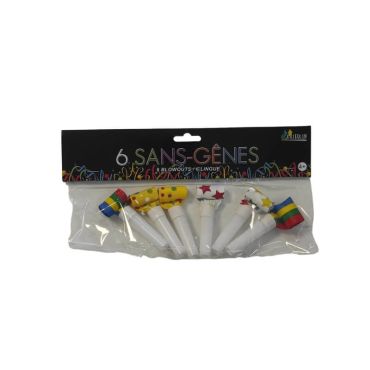 sachet 6 sans-gênes multicolores | jourdefete.com sachet 6 sans-gênes multicolores | jourdefete.com