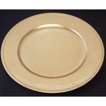 Assiette de Présentation - Or Assiette de Présentation - Or