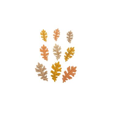 9 adhésifs en bois feuilles d'automne 9 adhésifs en bois feuilles d'automne