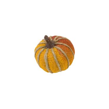 Citrouille en toile décoration automne rustique | jourdefete.com Citrouille en toile décoration automne rustique | jourdefete.com