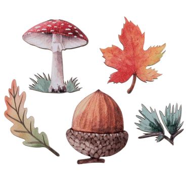 Lot de décorations à parsemer automne avec feuilles, champignon et gland | jourdefete.com Lot de décorations à parsemer automne avec feuilles, champignon et gland | jourdefete.com