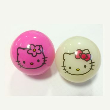 Balle Hello Kitty Lumineuse Fluo Balle Hello Kitty Lumineuse Fluo