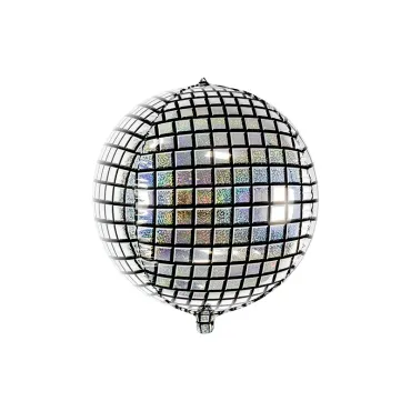 Ballon Boule Disco Argent scintillant pour fête ou soirée dansante | jourdefete.com