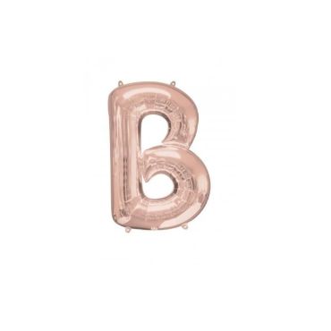 Méga Ballon Hélium - Lettre B - Rose Gold Méga Ballon Hélium - Lettre B - Rose Gold