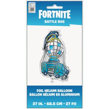 Ballon hélium en aluminium - Fortnite - Bus de combat | jourdefete.com