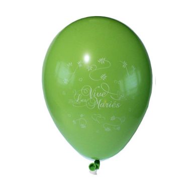 10 Ballons Vive les Mariés Couleur Vert Tilleul 10 Ballons Vive les Mariés Couleur Vert Tilleul