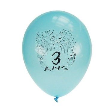 Ballons de Baudruche Anniversaire 3 ans Ballons de Baudruche Anniversaire 3 ans