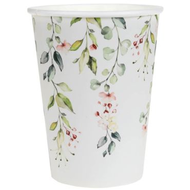 Lot de 10 gobelets - 27 cl - Mariage Végétal | jourdefete.com Lot de 10 gobelets - 27 cl - Mariage Végétal | jourdefete.com