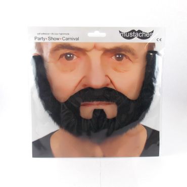 Barbe "Carré court" - Noir Barbe "Carré court" - Noir